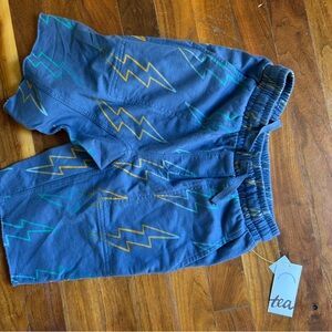 Tea boys shorts with bolts. Age 10z NWT.